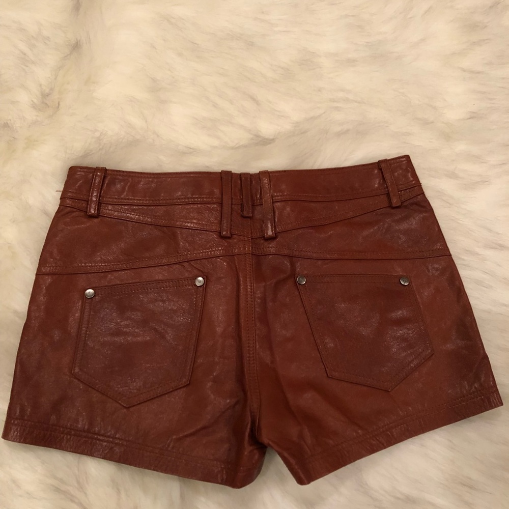 Leather short